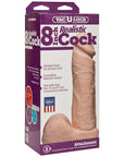 Doc Johnson Realistic Cock Vac U Lock Flesh 8In Default Title Dildos & Dongs Vac-U-Lock