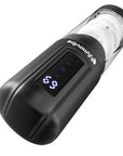 Amovibe Porsha Automatic Masturbator with Rubbing Vibration & Heating Levels - Black