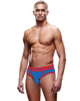 Envy Solid Envy Jock - Blue/Red - S/M Apparel for Men Envy