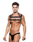 Envy Logo Harness - Black/White - S/M Apparel for Men Envy