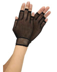 Baci Fingerless Fishnet Glove Black