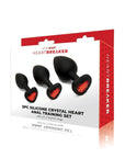 Whipsmart Heartbreaker 3Pc Jewelled Anal Set Default Title Butt Plug Whip Smart