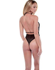 Baci Sexy Eco Lace Teddy Black S/M