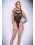 Diamonte Bodysuit Black Teddies Baci
