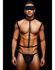 Envy 3Pc Wetlook Chest Harness M/L Apparel for Men Envy