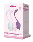 Bodywand Squeeze 3 Piece Teardrop Kegel Set 37-115g