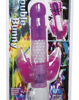 Nanma Double Bunny Purple 8In Default Title Rabbit Vibrators Nanma