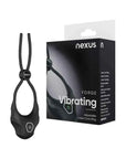 Nexus FORGE Vibrating Adjustable Lasso Silicone Cock Ring - Black