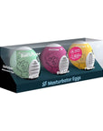 Satisfyer Masturbator Egg 3Er Set Riffle Bubble Fierce Default Title Masturbators Satisfyer