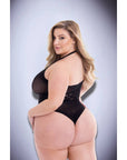Jacquard Bodysuit Q Black Default Title Teddies Baci
