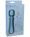 Doc Johnson Ritual Euphoria Blue Rechargeable Silicone Wand Vibrator Default Title Wands Ritual