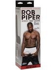 Doc Johnson Signature Cocks Rob Piper Ultraskyn Realistic Cock With Removable Vac-U-Lock Suction Cup (10.5)" Default Title Dildos & Dongs Signature Cocks