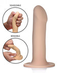 Squeezable Phallic Dildo - Light Dildos & Dongs Squeeze-It
