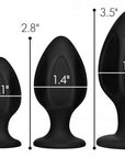 Master Series Triple Juicers Silicone Anal Trainer Set Butt Plug Master Series