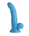 Pop Peckers Dildo With Balls Blue (7.5”) Dildos & Dongs Pop Peckers