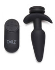 Tailz Interchangeable 10X Vibrating Small Silicone Anal Plug With Remote Butt Plug Tailz