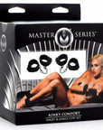Master Series Kinky Comfort Wrist & Ankle Cuff Set Black Default Title Restraints Master Series