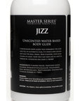 Master Series Unscented Jizz Body Glide Lubricant 16oz Default Title Lubricants Master Series