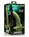Creature Cocks Swamp Monster Scaly Silicone Dildo Green