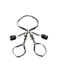 Strict Black Bondage Harness W/Bows M/L Harnesses Strict