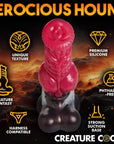 Creature Cocks Cujo Canine Silicone Dildo X-Large Dildos & Dongs Creature Cocks