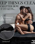 Lover's Waterproof Throw Blanket Black