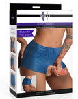 Strap U Booty Shorts 6" Dildo Silicone Strap On Harness Medium Strap-Ons Strap U