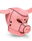 Swine Pig Neoprene Hood With Removeable Muzzle Pink Bondage & Fetish Wear Master Series