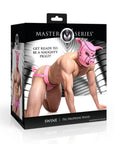 Swine Pig Neoprene Hood With Removeable Muzzle Pink