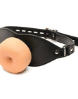 Ass Face Mouth Gag Black/Flesh Bondage Accessories Master Series