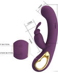 Pretty Love Liam App Control Rabbit Vibrator - Purple