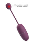 Pretty Love Nymph App Control Vibrating Egg - Purple