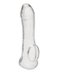 Blue Line 6.25Inch Transparent Penis Enhancing Sleeve Extension Penis Sleeves Blue Line