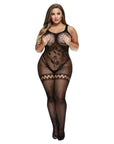 Baci Crotchless Bodystocking Black Queen