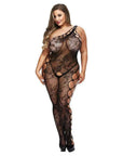 Baci Off The Shoudler Bodystocking Black Queen