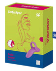 Satisfyer Bold Lover Finger Vibrator - Dark Pink