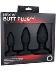 Nexus Butt Plug Trio Black Assorted Default Title Butt Plug Nexus