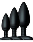 Nexus Butt Plug Trio Black Assorted Butt Plug Nexus