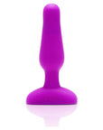 B-Vibe Novice Plug Fuchsia/Silver Butt Plug B-Vibe