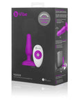 B-Vibe Novice Plug Fuchsia/Silver