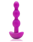 B-Vibe Triplet Anal Beads Fuchsia/Silver Butt Plug B-Vibe