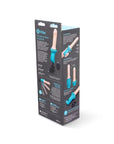 B-Vibe Thrusting Dildo Machine - Flesh/Blue