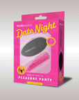 Bodywand Date Night Remote Control Egg With Vibrating Black Side-Tie Panty
