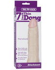 Doc Johnson Vac U Lock Thin Dong Flesh 7In Default Title Dildos & Dongs Vac-U-Lock