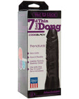 Doc Johnson Vac U Lock Codeblack Thin Dong Black Default Title Dildos & Dongs Vac-U-Lock