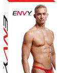 Envy Low Rise Thong Red M/L Apparel for Men Envy