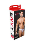 Envy Microfiber Thong White L/XL Default Title Apparel for Men Envy