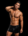 Envy Snap Down Boxer Brief-Black-M/L Apparel for Men Envy