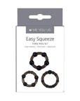 Me You Us Easy Squeeze Cock Ring Set Black Default Title Cock Rings Me You Us