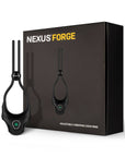 Nexus Forge Vibrating Adjustable Lasso Silicone Cock Ring Black Default Title Cock Rings Nexus
